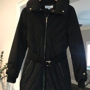Black Calvin Klein Parka